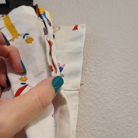 Walt Disney Productions Vintage Alphabet Curtains - Picture 3 of 7